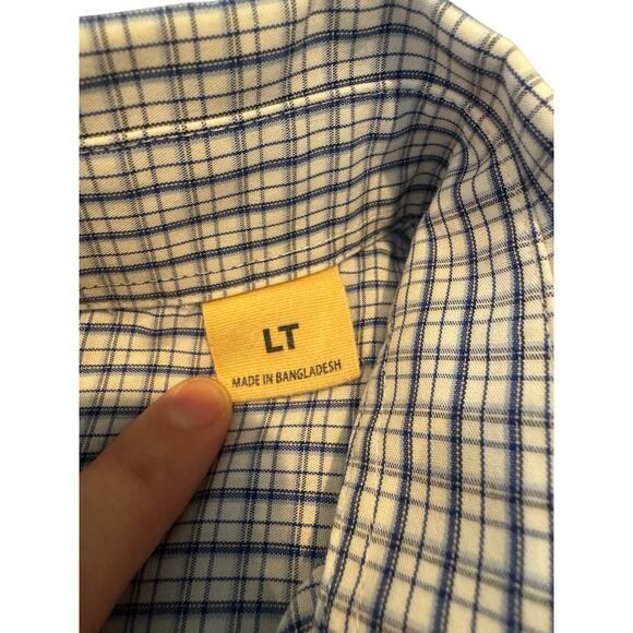 Red Head Large Tall Men’s Plaid Button Down Casual Shirt - Picture 4 of 9